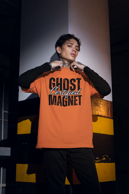 Certified Ghost Magnet (Black Text) Unisex Tee