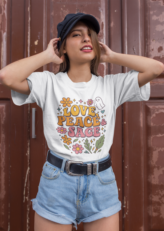 Love, Peace & Sage Tee